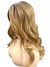 Blonde Blend with face-framing layers and soft wavy Synthetic Lace Part Wig GLP036