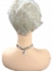 Cool Platinum Blonde with Almost White Highlights layered and voluminous short Synthetic Wig (Basic Cap) GBC017