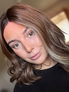 Glamvigor Hybrillia™ Blend Human Hair Medium Brown With blonde Highlights beautiful 