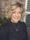 Blonde Ombre wavy with textured layerd short Synthetic Lace Part Wig GLP030
