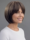 Glamvigor Hybrillia Blend Human Hair Chic Medium Brown Evenly Blended with Light Honey Brown Wig (Basic Cap) GBC008