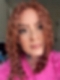 Dark Auburn Evenly Blended with Ruby Red classic chin length bob  synthetic wig glp033