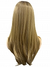 Dazzling Honey Blonde ombre lengthy textured layers fall to mid-back Synthetic Lace Part Wig GLP028