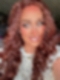 Vibrant Medium Red and Auburn blend loose wavy layered Synthetic Lace Part Wig GLP026