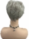 Cool Platinum Blonde with Almost White Highlights layered and voluminous short Synthetic Wig (Basic Cap) GBC017