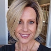 Glamvigor Hybrillia™ Blend Human Hair Beautiful Brown Roots Ombre Light Blonde short pixie bob Mono Top wig GMT004