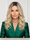 Glamvigor Hybrillia™ Blend Human Hair Perfect light  Blonde ombre  long, soft, undulating wavy  Lace Part Wig GLP051
