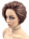 Glamvigor Hybrillia Blend Human Hair Medium Light Auburn Evenly Blended with Ginger Blonde  Wig (Basic Cap) GBC006