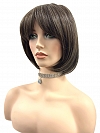 Chic Medium Brown Evenly Blended with Light Honey Brown Synthetic Wig (Basic Cap) GBC008