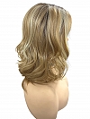 Glamvigor Hybrillia™ Blend Human Hair Brown Sugar Blonde  soft  undone waves  short bob Synthetic Lace Part Wig GLP057