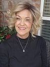 Blonde Ombre wavy with textured layerd short Synthetic Lace Part Wig GLP030