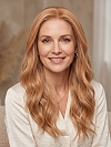 Glamvigor Hybrillia Blend Human Hair Blonde Blended mixed Golden with loose wavy side bangs PRE-CUT Lace Part Wig GLP075
