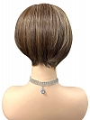 Medium Light Brown Evenly Blended with Medium Golden Blonde modern bob Synthetic Wig (Basic Cap) GBC015