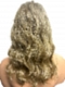 Natural Ash Brown waved Synthetic Lace Part Wig GLP010