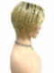 Chic Blonde Ombre layered short Bob  Synthetic Wig (Basic Cap) GBC016