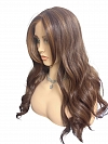 Glamvigor Hybrillia™ Blend Human Hair Medium Red Brown with  Ginger copper Highlights  